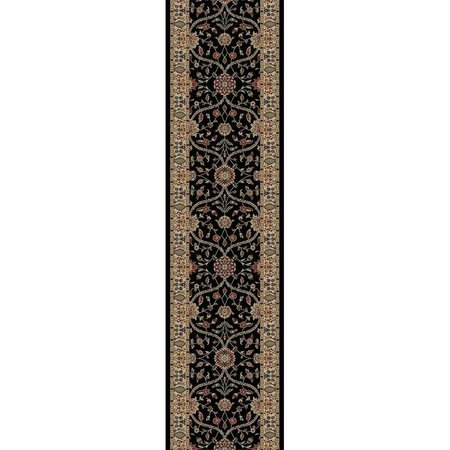 CONCORD GLOBAL TRADING 3 ft. 11 in. x 5 ft. 7 in. Jewel Voysey - Black 49034